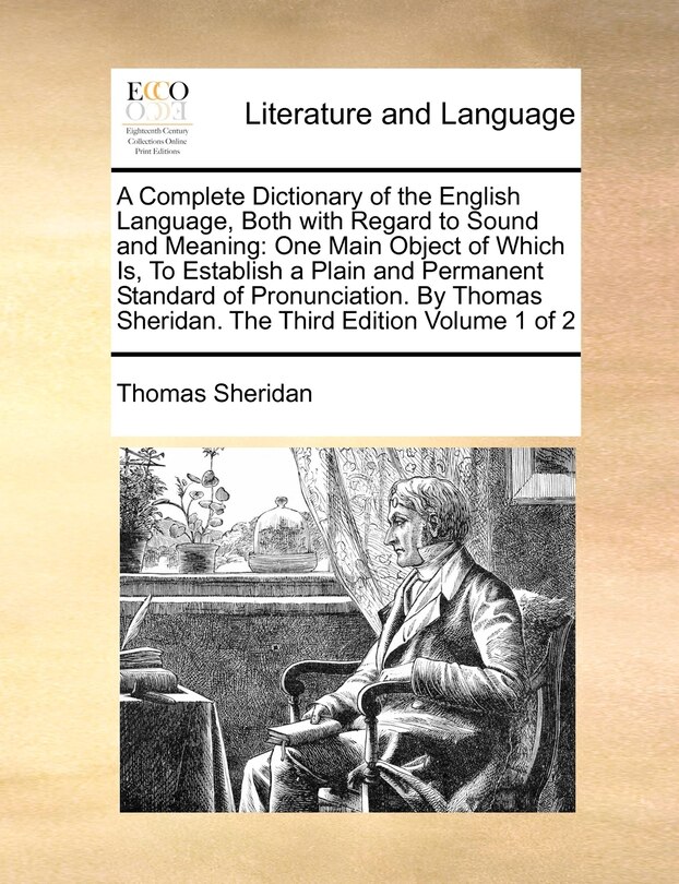Front cover_A Complete Dictionary of the English Language, Both with Regard to Sound and Meaning