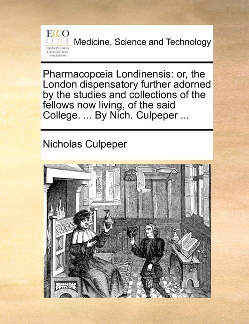 Couverture_Pharmacopia Londinensis