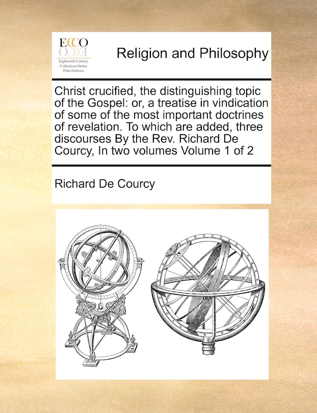Couverture_Christ Crucified, the Distinguishing Topic of the Gospel