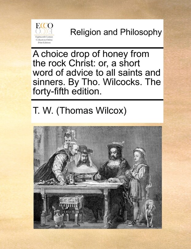 Front cover_A Choice Drop Of Honey From The Rock Christ