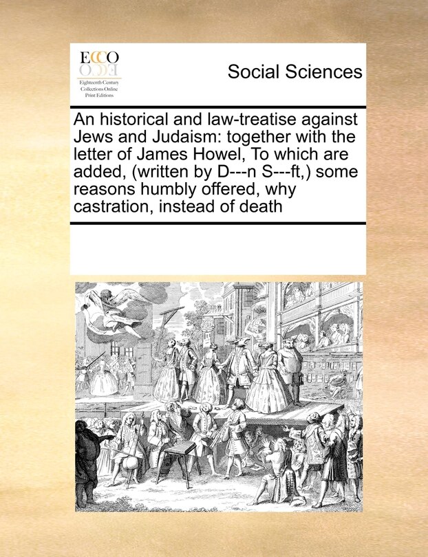 Front cover_An Historical and Law-Treatise Against Jews and Judaism