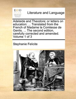 Couverture_Adelaide and Theodore; or letters on education