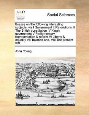 Front cover_Essays On The Following Interesting Subjects