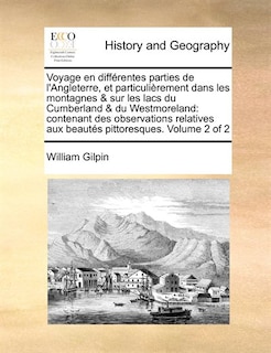 Couverture_Voyage En Différentes Parties De L'angleterre, Et Particulièrement Dans Les Montagnes & Sur Les Lacs Du Cumberland & Du Westmoreland