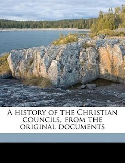 Couverture_A history of the Christian councils, from the original documents Volume 1