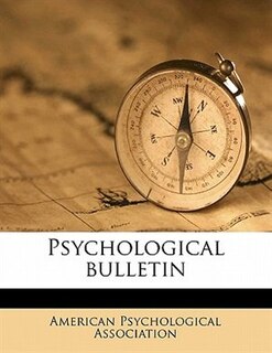 Front cover_Psychological bulleti, Volume 16