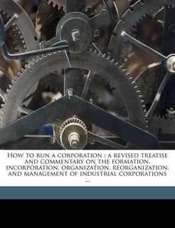Front cover_How to run a corporation