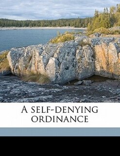 Couverture_A Self-denying Ordinance