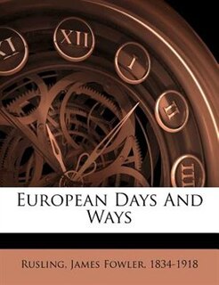 Front cover_European Days And Ways