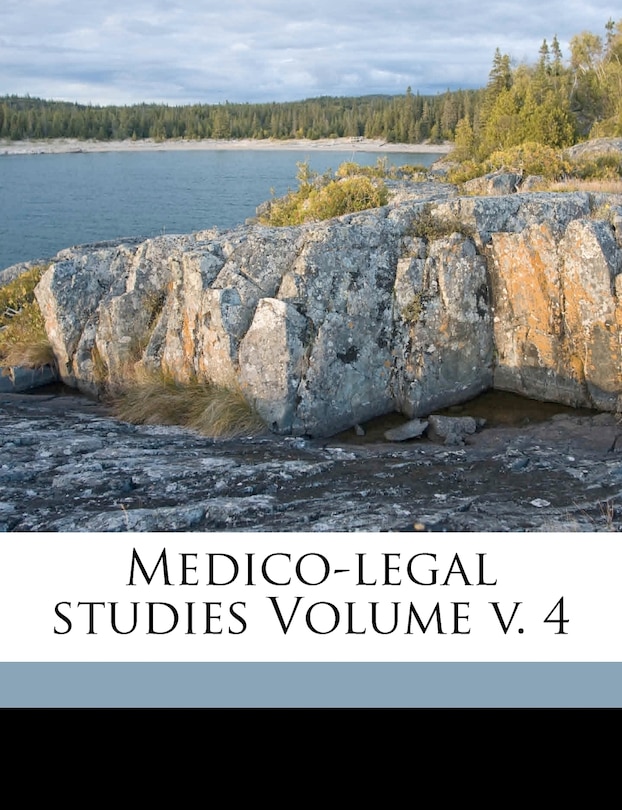 Front cover_Medico-legal Studies Volume V. 4