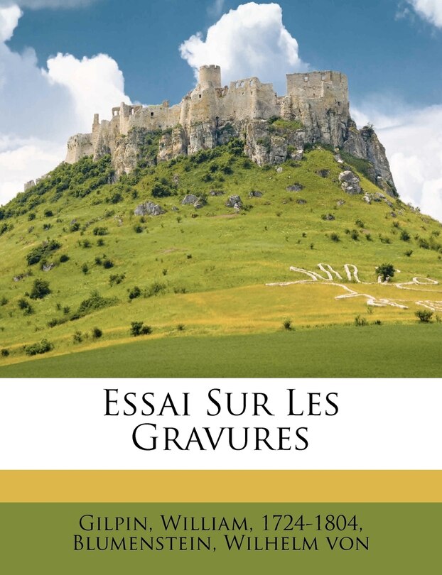 Couverture_Essai Sur Les Gravures