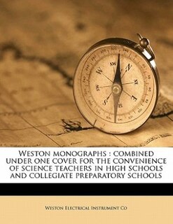 Front cover_Weston Monographs