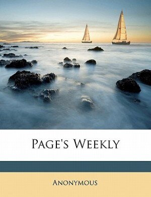 Front cover_Page's Weekly Volume 4, No. 1