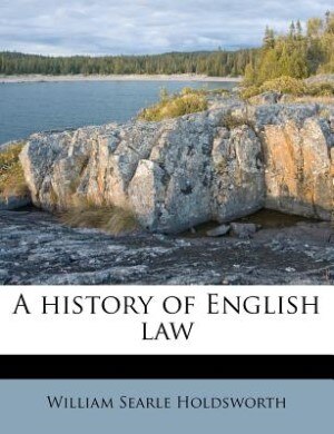 A History Of English Law