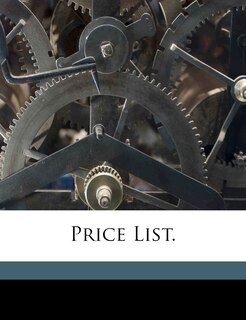 Couverture_Price List.