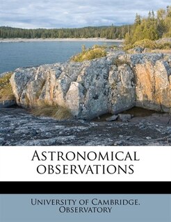 Front cover_Astronomical Observations