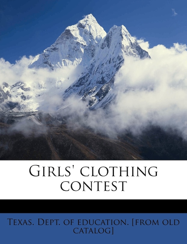 Front cover_Girls' Clothing Contest