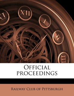 Front cover_Official proceedings Volume vol. 23 no. 1 Nov. 1923-no. 9 Oct. 1924