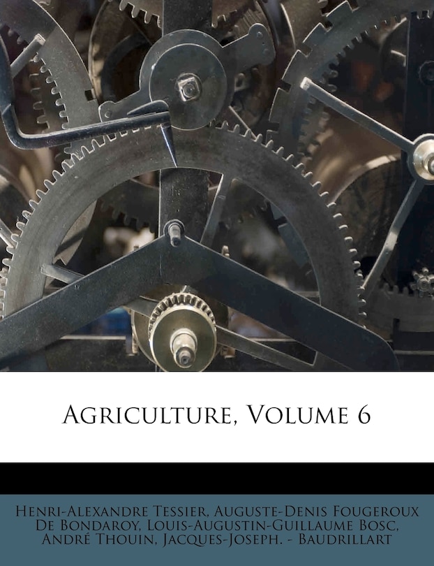 Front cover_Agriculture, Volume 6