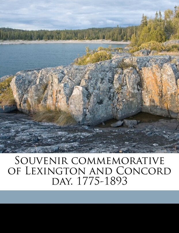 Front cover_Souvenir Commemorative Of Lexington And Concord Day. 1775-1893