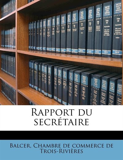 Rapport Du Secrétaire