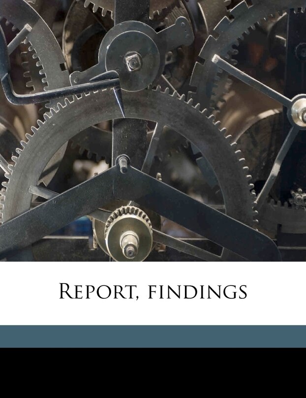 Couverture_Report, Findings