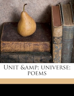 Couverture_Unit & Universe; Poems