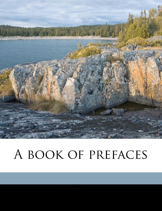 Front cover_A Book Of Prefaces