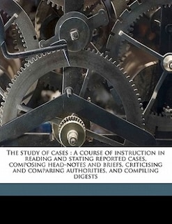 Front cover_The Study Of Cases