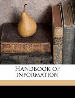 Front cover_Handbook Of Information