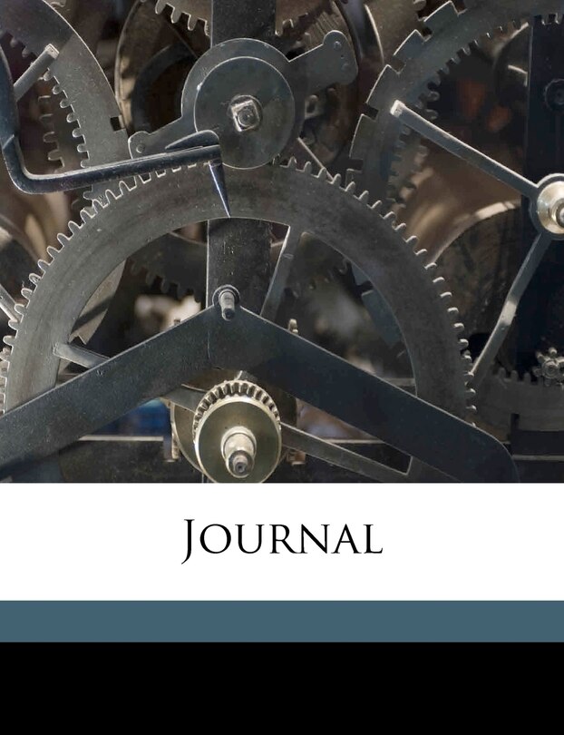 Front cover_Journa, Volume v. 78 pt.01