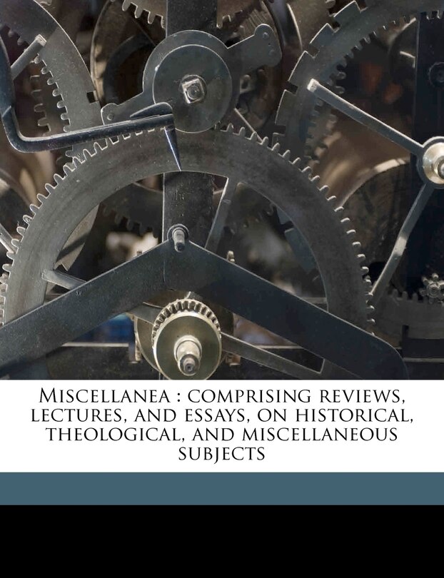Front cover_Miscellanea