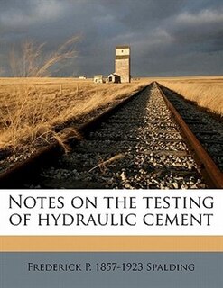 Front cover_Notes On The Testing Of Hydraulic Cement