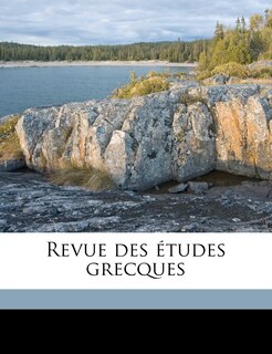 Front cover_Revue des études grecques Volume 22