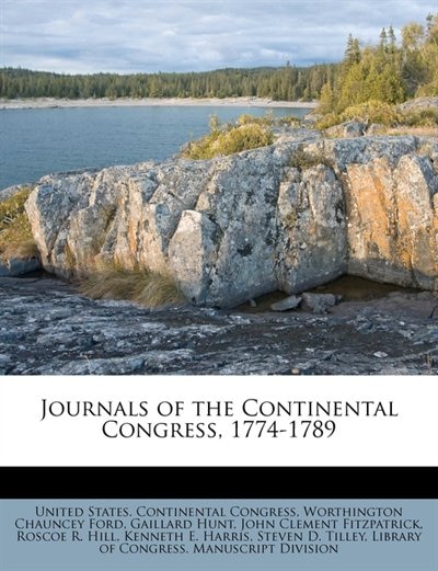 Couverture_Journals Of The Continental Congress, 1774-1789