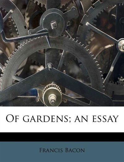 Couverture_Of Gardens; An Essay