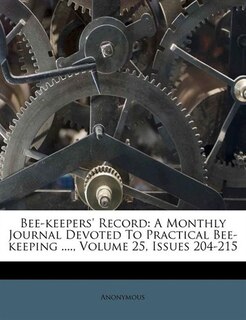 Front cover_Bee-keepers' Record