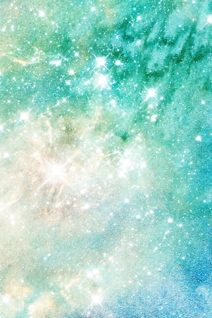Painted Galaxy Composition Notebook - Small Unruled Notebook - 6x9 Blank Notebook (softcover Journal / Notebook / Sketchbook / Diary)