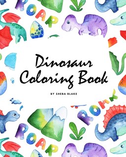 Front cover_The Scientifically Accurate Dinosaur Coloring Book For Children (8x10 Coloring Book / Activity Book)