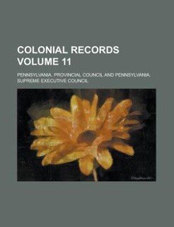 Front cover_Colonial records Volume 11