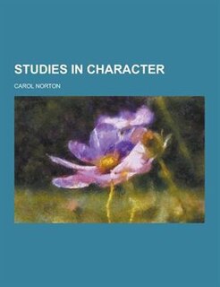 Couverture_Studies in Character