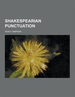 Front cover_Shakespearian Punctuation