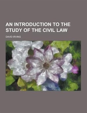 Front cover_An Introduction to the Study of the Civil Law