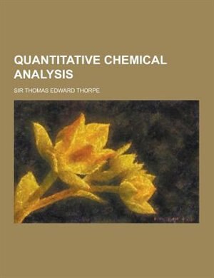 Quantitative Chemical Analysis
