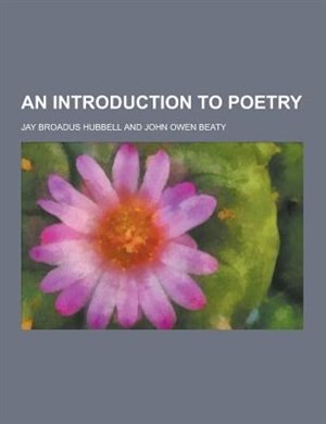 Front cover_An Introduction to Poetry