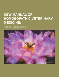 Couverture_New manual of homoeopathic veterinary medicine