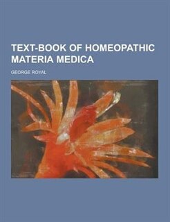 Front cover_Text-Book of Homeopathic Materia Medica