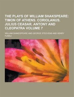 Front cover_The Plays of William Shakspeare Volume 7