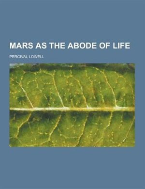 Couverture_Mars as the Abode of Life