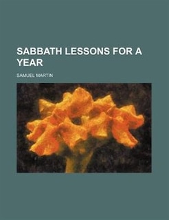 Couverture_Sabbath Lessons for a Year